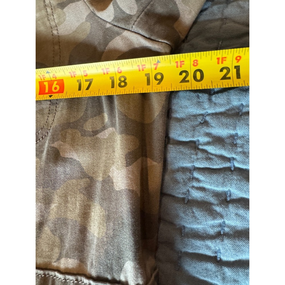 Express Camo Utility Flight Jacket Women's M Military Safari Cotton Stretch - Picture 12 of 13